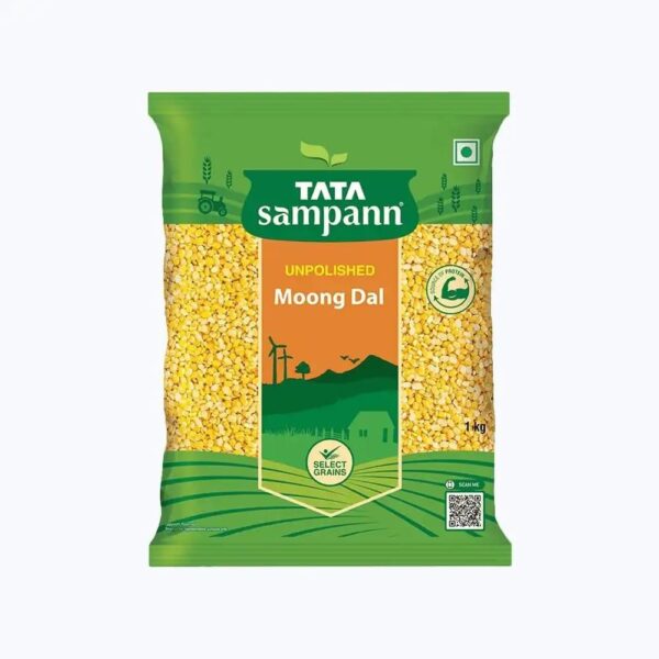Tata Sampann Unpolished Moong Dal (Dhuli) Split