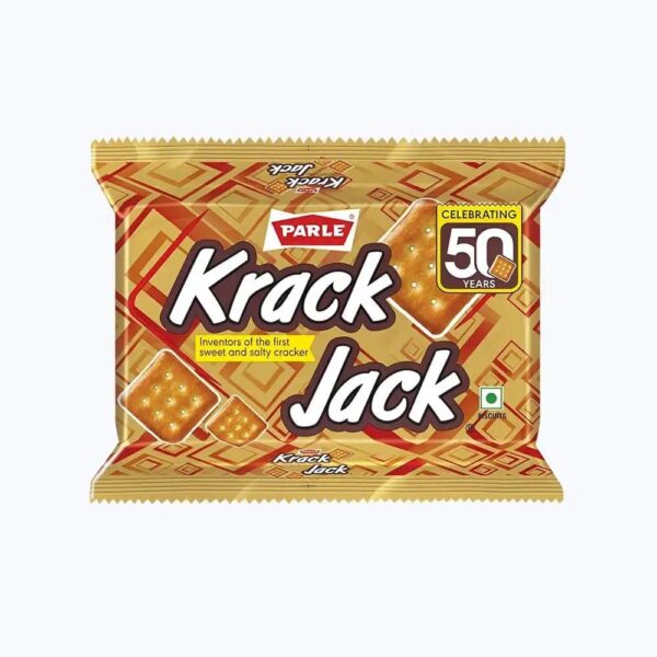 Parle Krackjack Crackers Sweet & Salty Biscuits