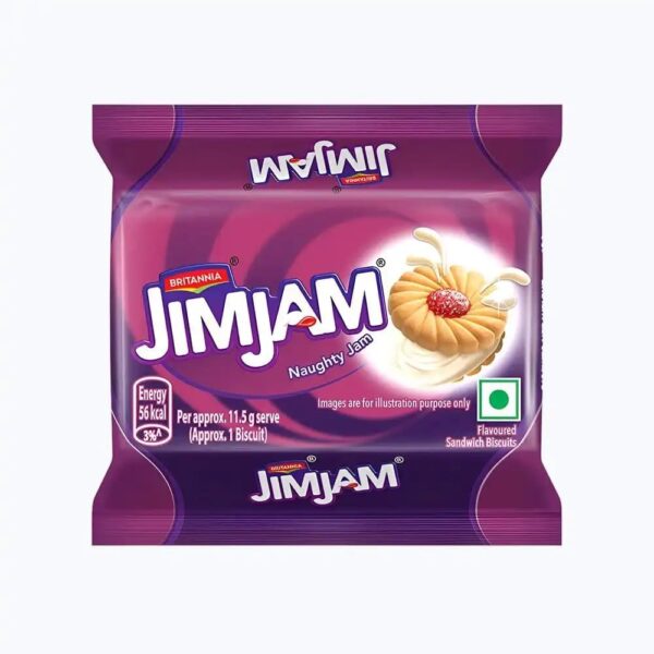 Britannia Treat Jim Jam Sandwich Cream Biscuits