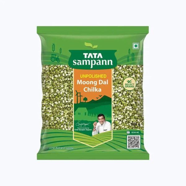 Tata Sampann Unpolished Green Moong Dal (Chilka)